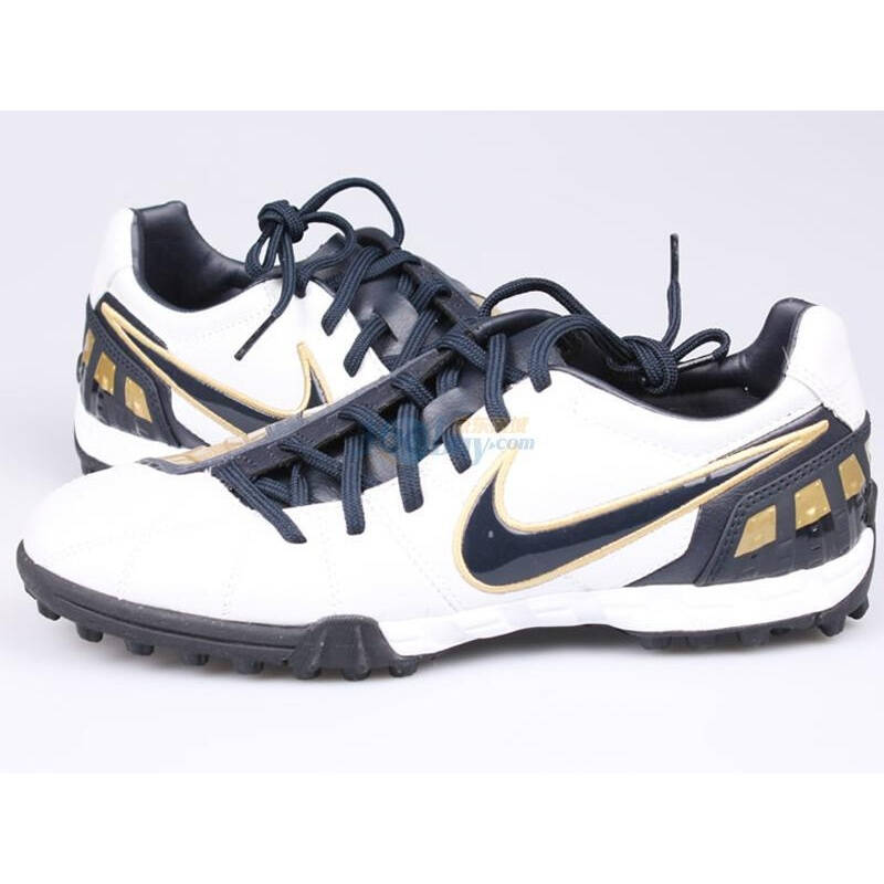 nike耐克男式足球鞋total90 shoot iii l-tf白色42码385438147