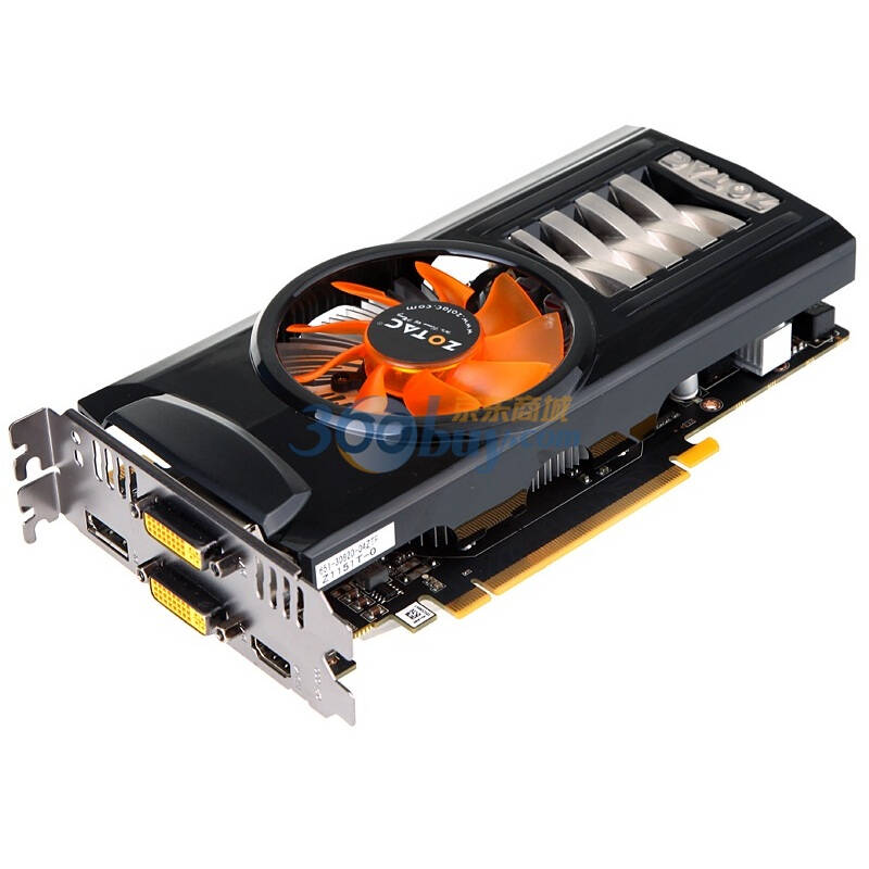 索泰(zotac)gtx560se 1gd5 毁灭者 hb 750/3800 1024m/192bit gddr5