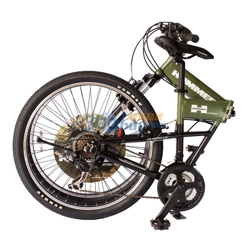 hummer 悍马 伞兵轻便越野系列 26寸21速越野折叠自行车 pt