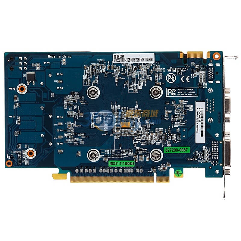 影驰(galaxy)gtx550ti 虎将 900mhz/4100mhz 1gb/192bit ddr5 pci-e