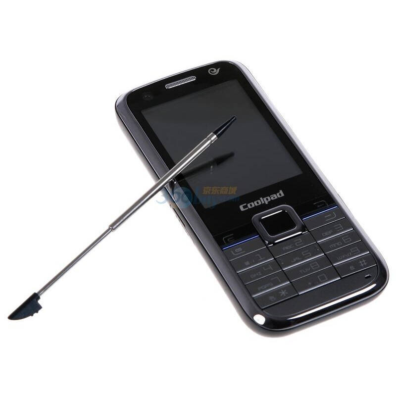 酷派(coolpad)d510 双模双待3g手机(珠光黑)cdma2000/gsm 电信定制