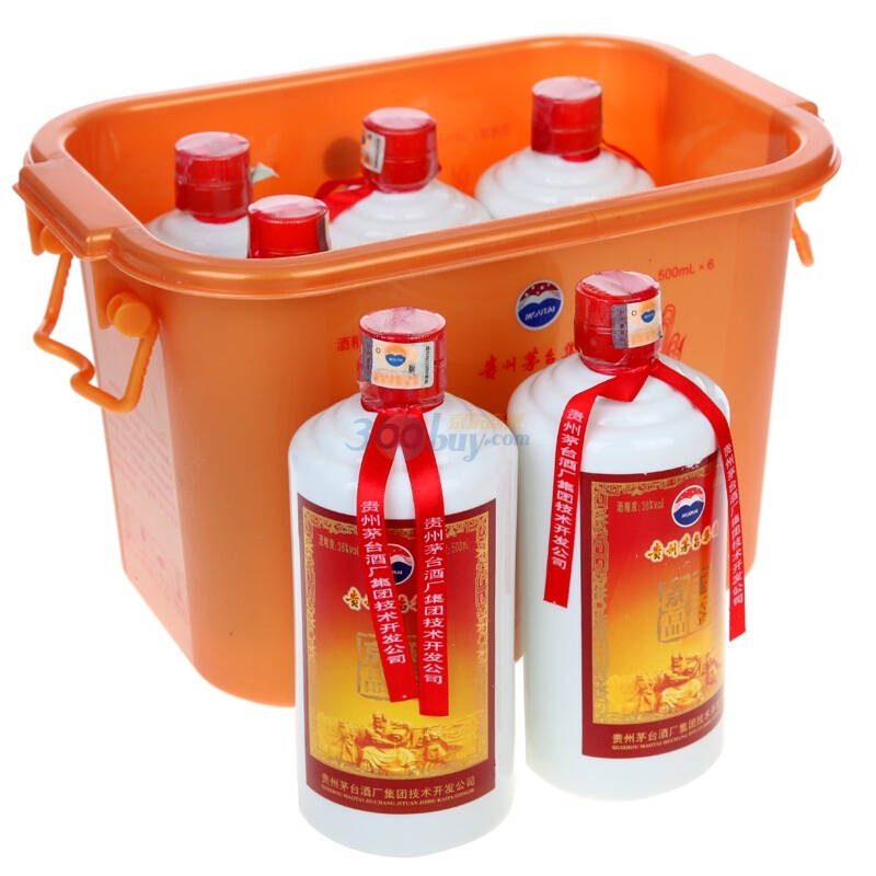 茅台京玉酒38度(金色环保箱)500ml*6