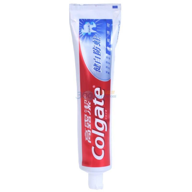 高露洁(colgate) 健白防蛀 牙膏 200g (清爽薄荷) 自营