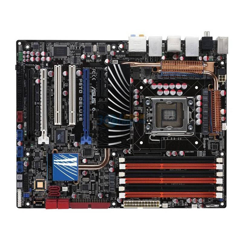 华硕(asus)p6td deluxe主板(intel x58/socket 1366)【图片 价格 品牌