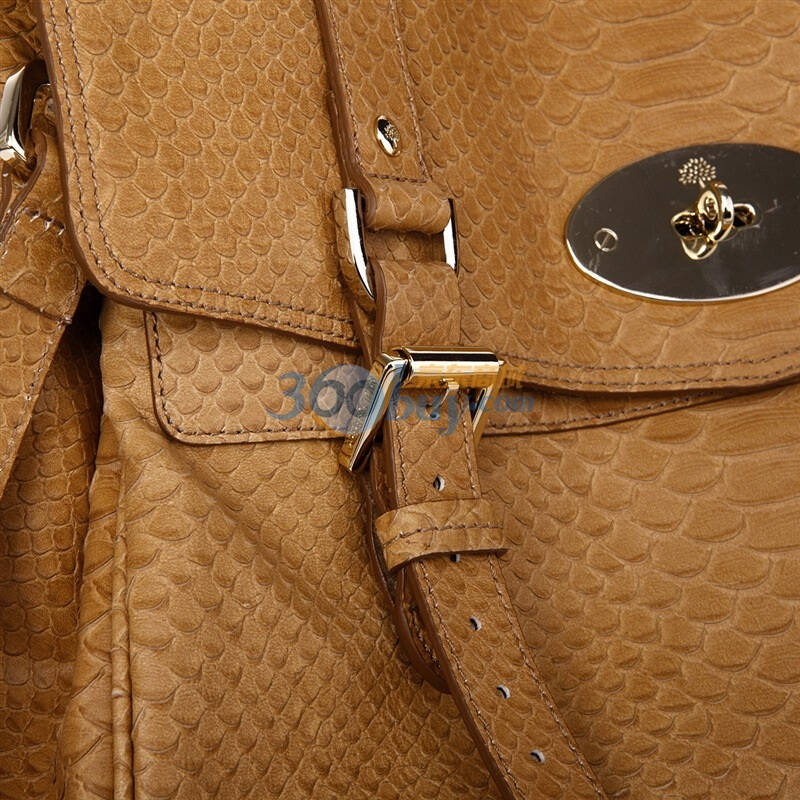 mulberry 玛百莉鹿褐色牛皮女式手提/肩背两用包 hh8297/778 h157 kt