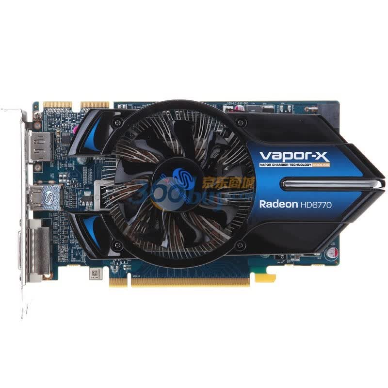 蓝宝石(sapphire)hd6770 vapor-x 1g 860/4800mhz 1g/128位 ddr5 pci