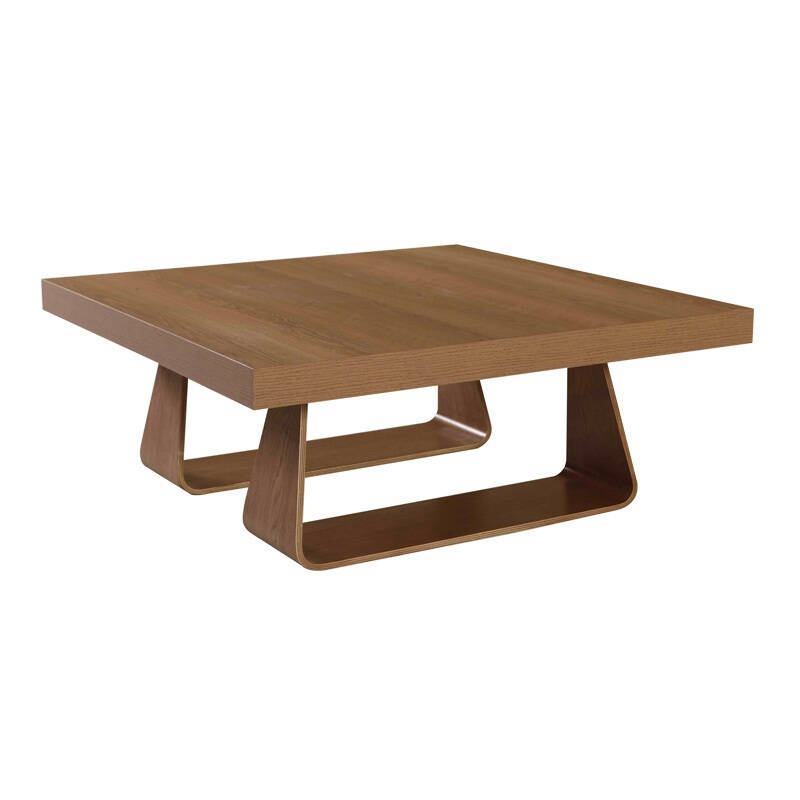 曲美家具qm 客厅茶几 简约木质小茶桌 2007tt4 1-白橡色