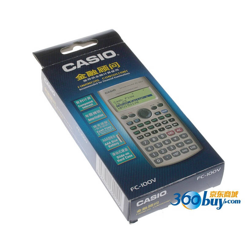 卡西欧(casio)fc-100v 金融理财计算器