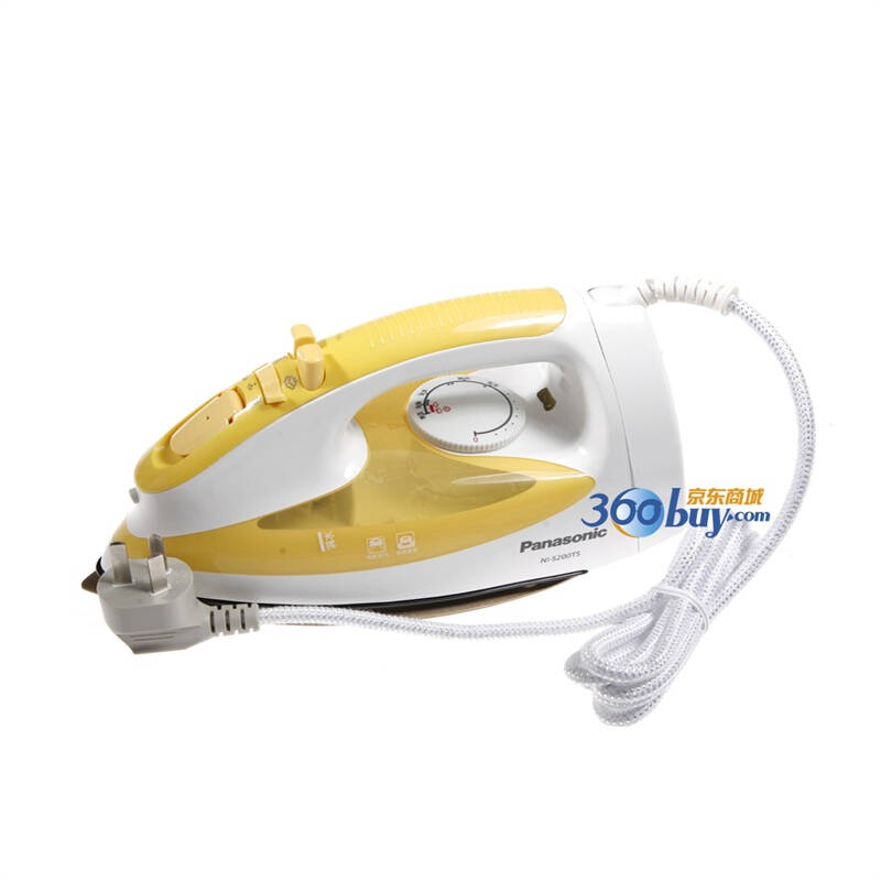 松下(panasonic)ni-s200ts 蒸汽电熨斗 明朗黄 1200w 水箱容积180ml