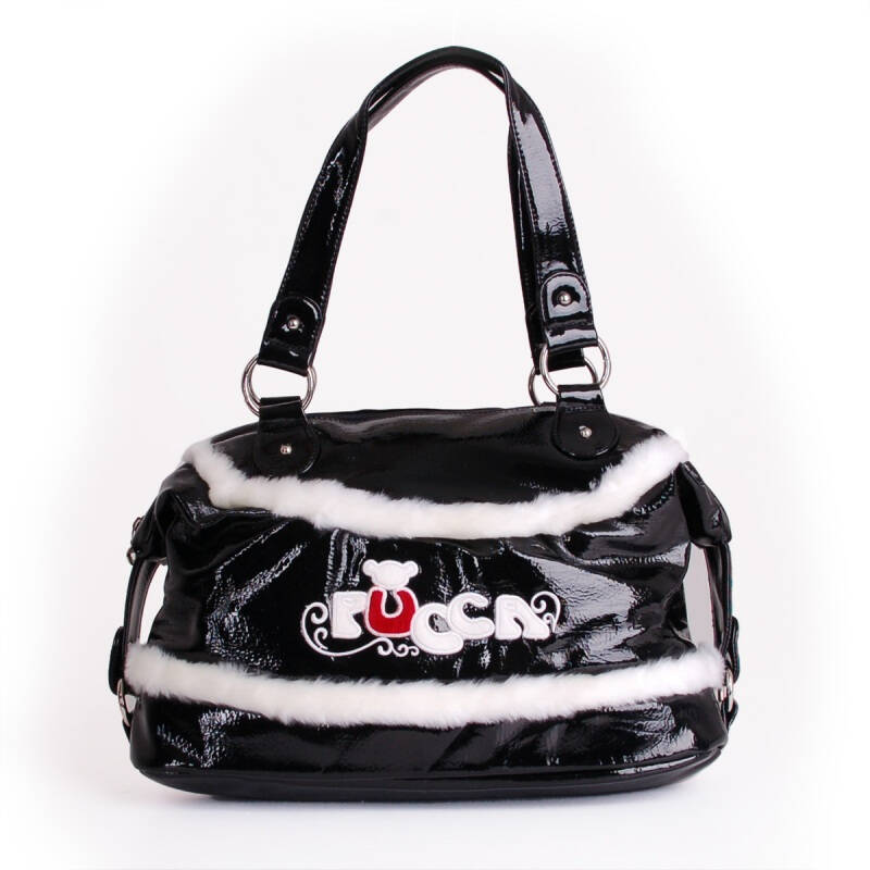 pucca中国娃娃可人单肩包 黑色