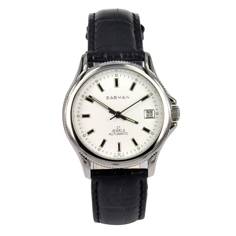 依时名表(easman)1009m-tw 皮带机械系列 男表 白色