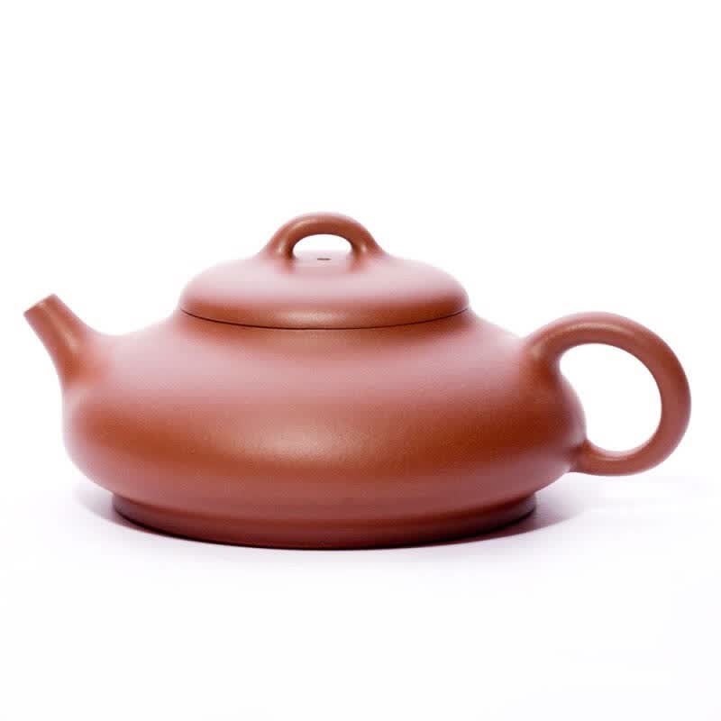 宜兴全手工紫砂壶 工艺美术师 张燕平作品 扁 清水泥