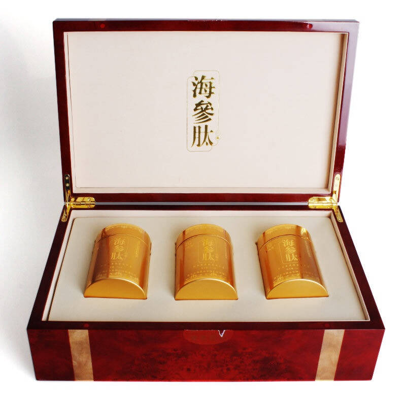 生达园海参肽胶囊礼盒装 100%海参纯粉胶囊(红盒装)