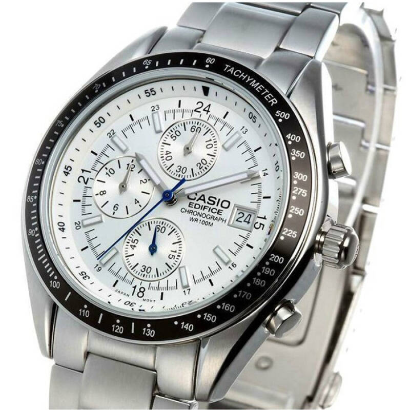 casio卡西欧三眼指针男士手表ef-503d-7a