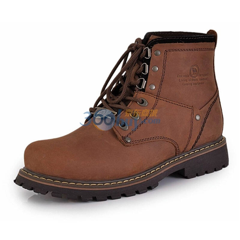 camel美国骆驼2011秋冬男式 头层牛皮高帮大头皮鞋11107156棕色 40