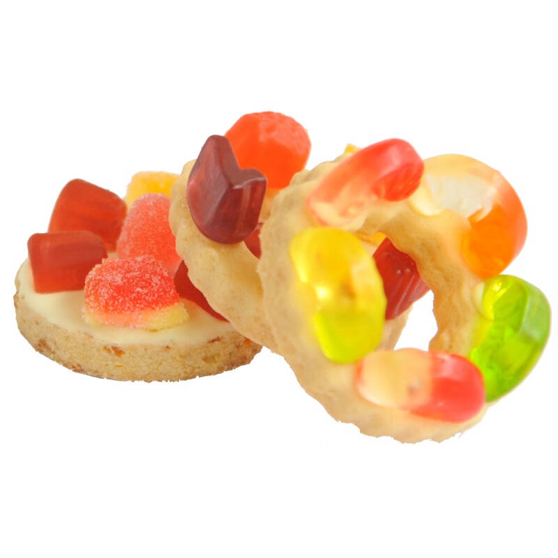 easylove简单爱 水果软糖饼干500g礼盒装