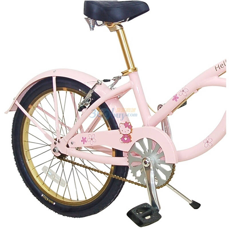 hellokitty20寸黄金樱花公主车单速自行车