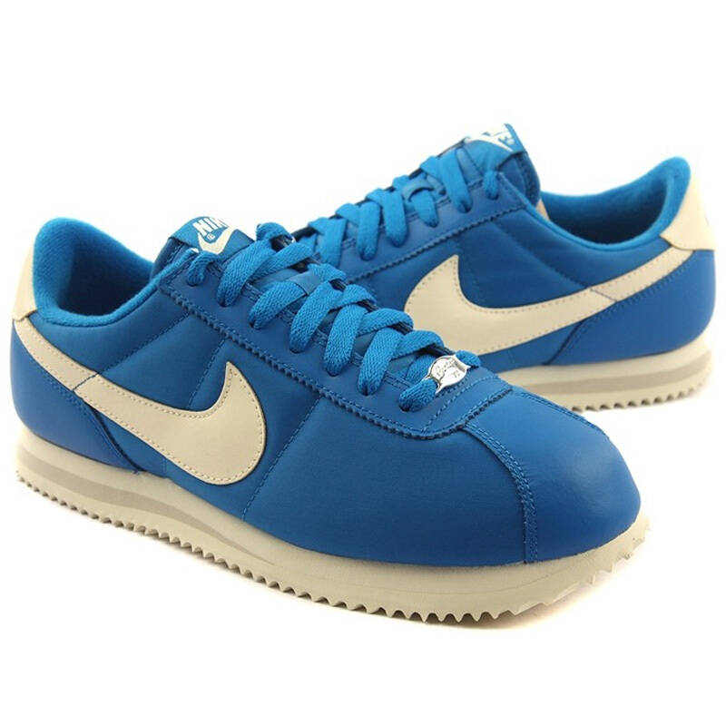 nike耐克 男子运动文化鞋cortez basic nylon 476716-400 天蓝色 43.