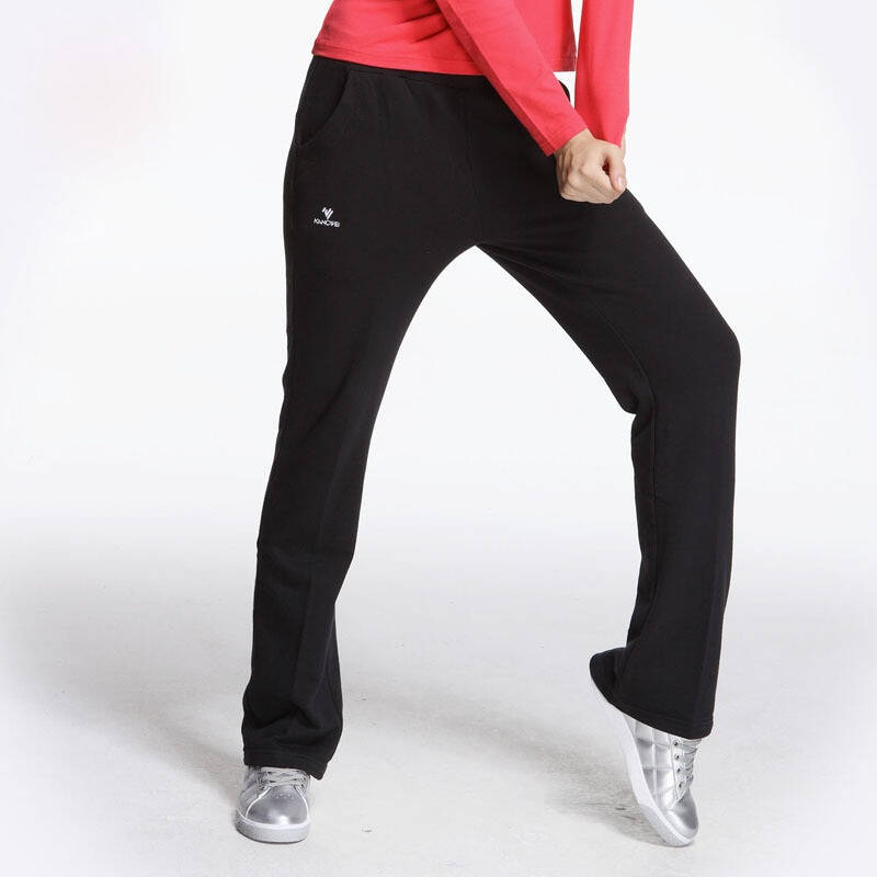 康威2012简约时尚 女装休闲运动长裤320856 黑色 m