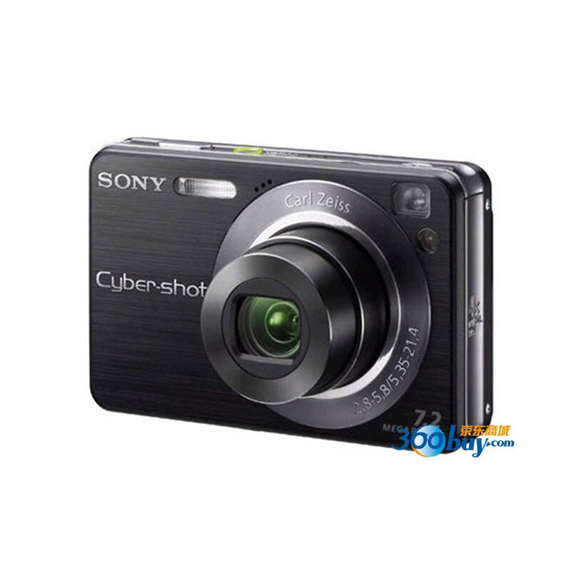索尼(sony)dsc-w120数码相机(黑色)光学防抖 卡尔·蔡司镜头!