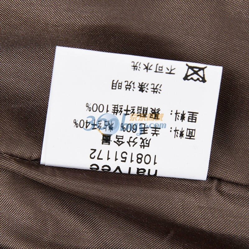 纳薇/naivee 冬款小直通呢料八分裤(108151172) 94粉灰 40l