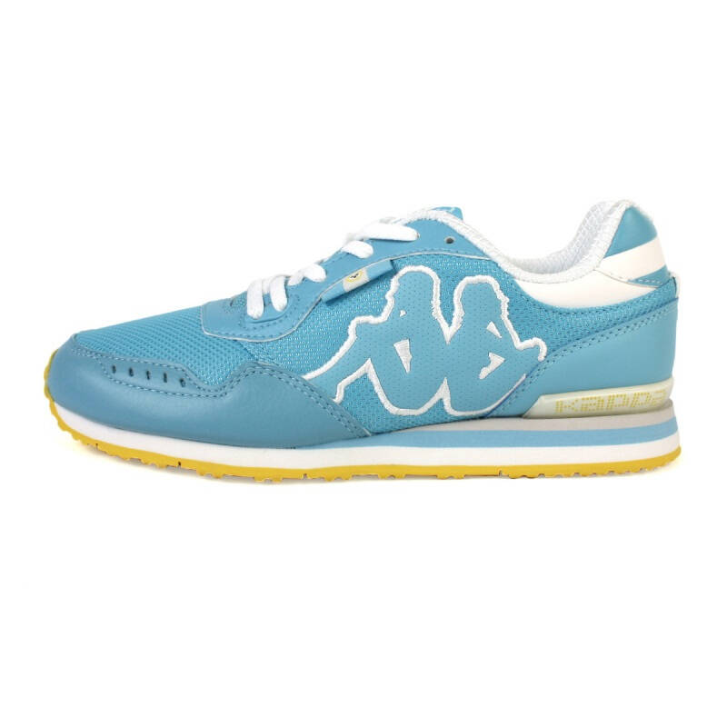 kappa卡帕 背靠背 浅蓝 女复古跑鞋 k5102mm306-803 37