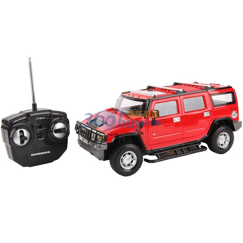 锦骏遥控玩具车模1:16悍马 充电遥控玩具车 952b 红色