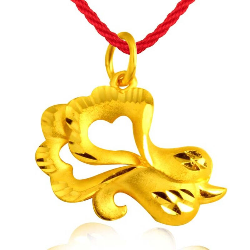 【浪漫丽人】rmto999千足金24k黄金白菜吊坠3.52克10219