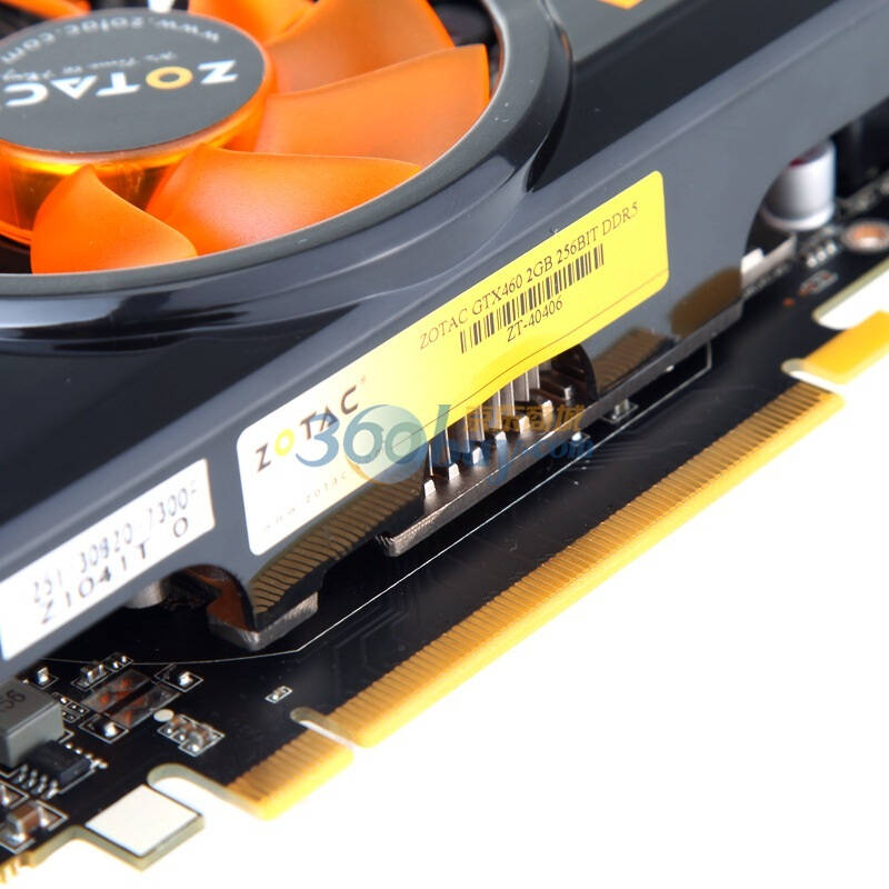索泰(zotac)gtx460 2gb 710/3600 2048m/256bit gddr5 pci-e 显卡
