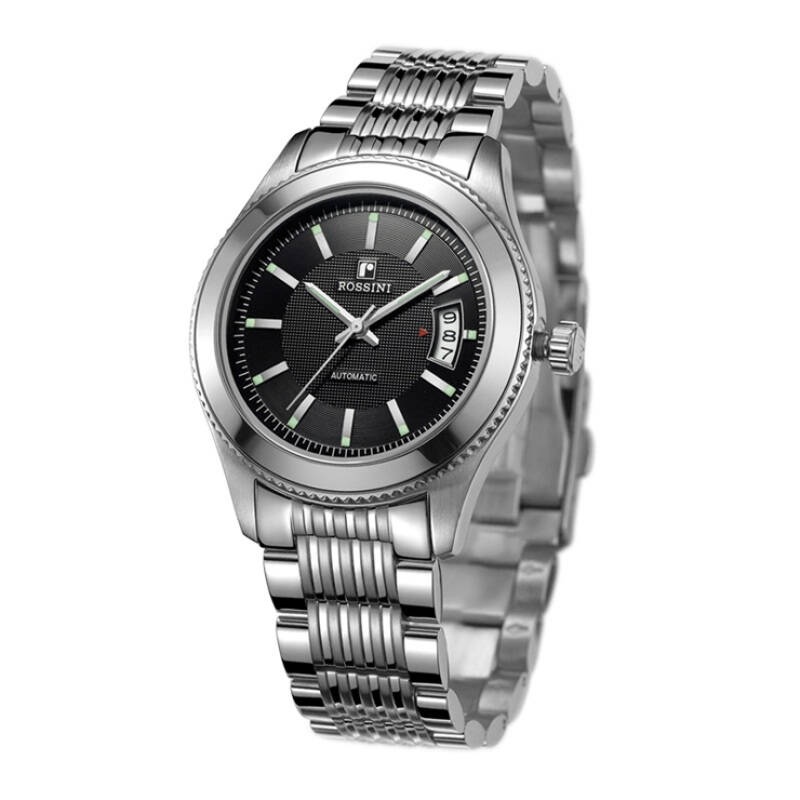 罗西尼rossini雅尊系列机械男表5433w04b