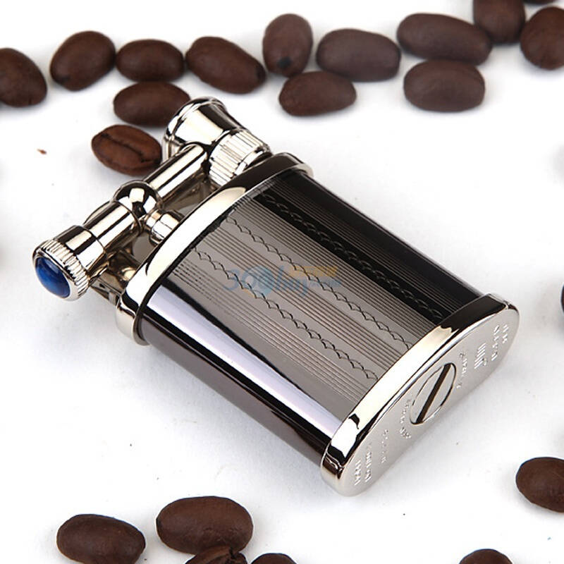 胜利win打火机黑冰-深雕交织纹17705-2bk经典棉油火石机