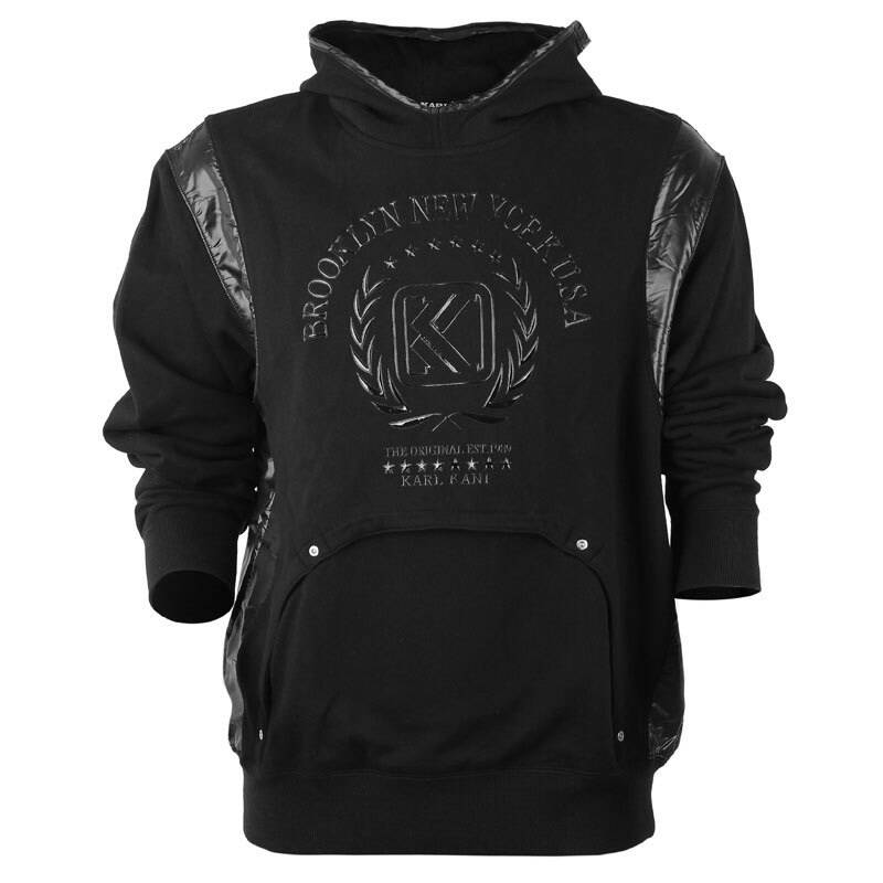 karl kani 卡尔卡耐 秋冬季 黑色经典 低调时尚 长袖