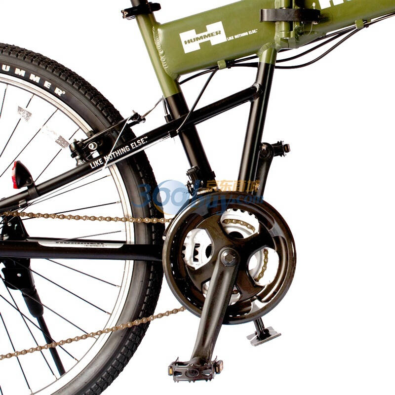 hummer 悍马 伞兵轻便越野系列 26寸21速越野折叠自行车 pt