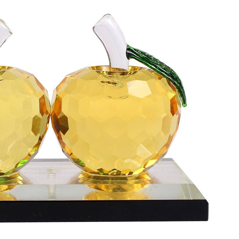 悦卡 苹果模型汽车香水座车载香水摆件 平平安安系列 (香槟色)