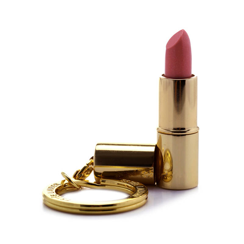 esteelauder雅诗兰黛限量金色钥匙扣花漾水晶唇膏/口红小样