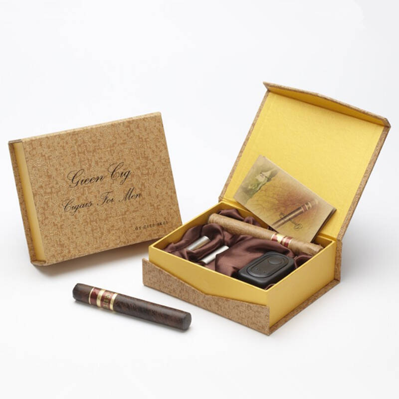 雪茄电子烟g120 可充电电子烟雪茄礼盒套装戒烟 出口欧美爆款电子雪茄