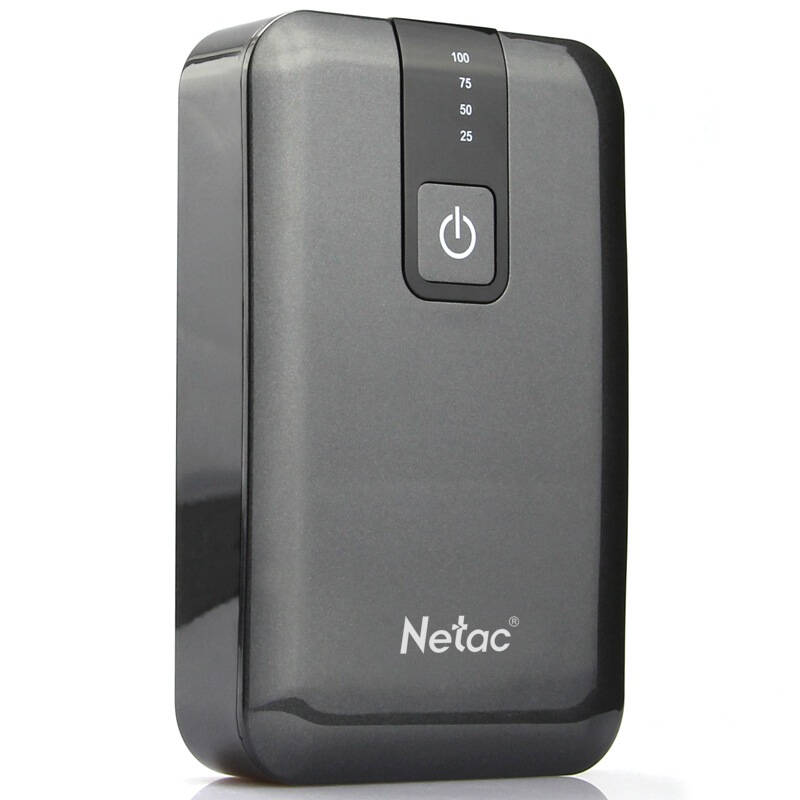 朗科(netac) p11200 11200mah超大容量移动电源 黑色