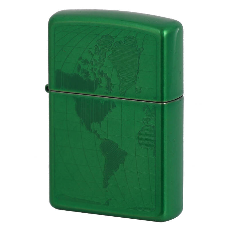 芝宝zippo打火机 绿光漆 绿色世界 28340
