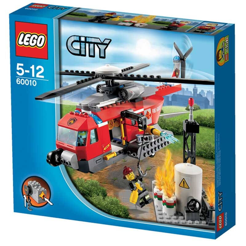lego 乐高 city 城市系列 消防直升机 60010