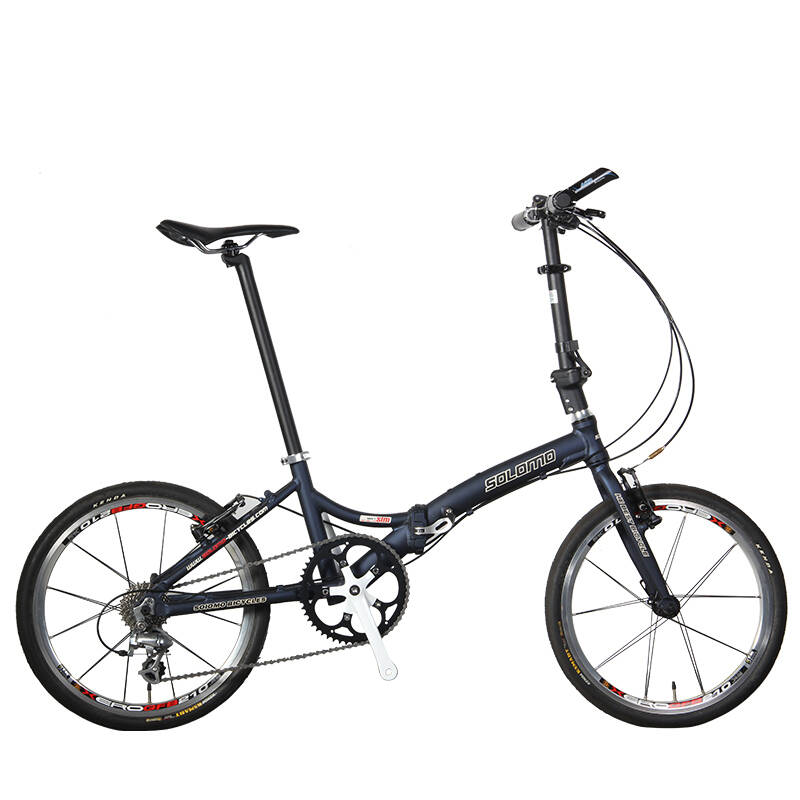 索罗门solomo自行车 2014新款 镁合金超轻 shimano 9速 折叠车 c543