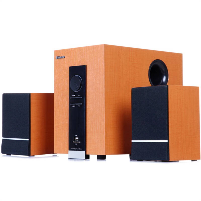 新科(shinco) sh-d253 2.1声道多媒体木质组合音响 (木纹色 )