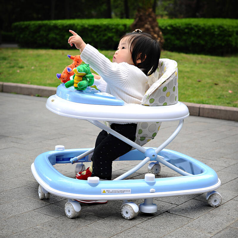 爱丽儿宝贝 婴儿学步车系列 高安全舒适型学步车 sw600 蓝色