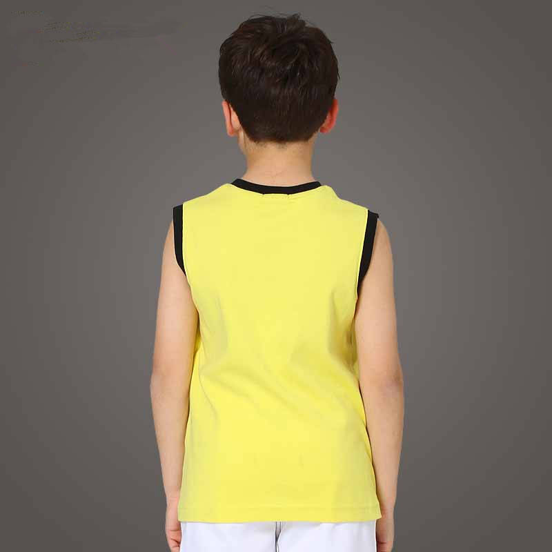 armaten阿迈蒂尼 儿童夏季圆领背心夏 黄色 160cm