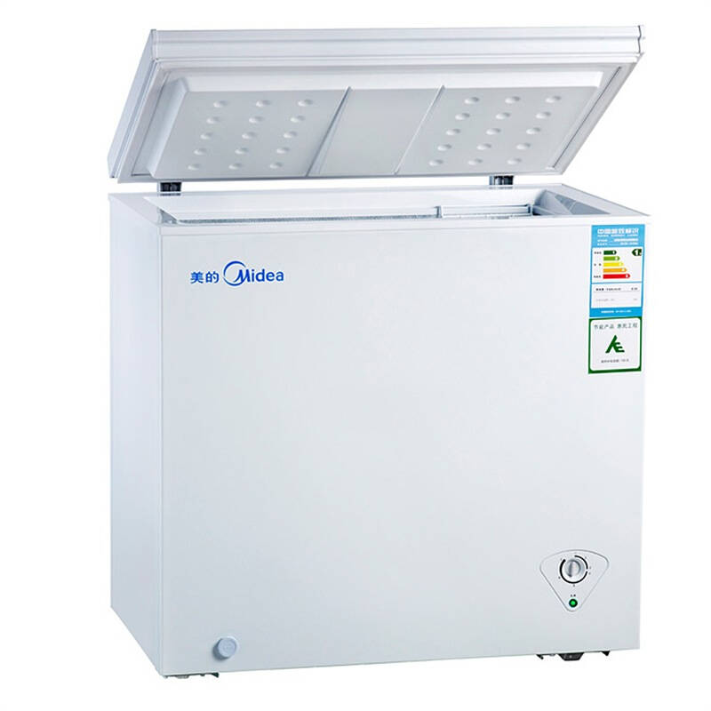 bd/bc-151kmj 151升单顶开冷柜(白色)家用冷藏冷冻转换节能小冰柜