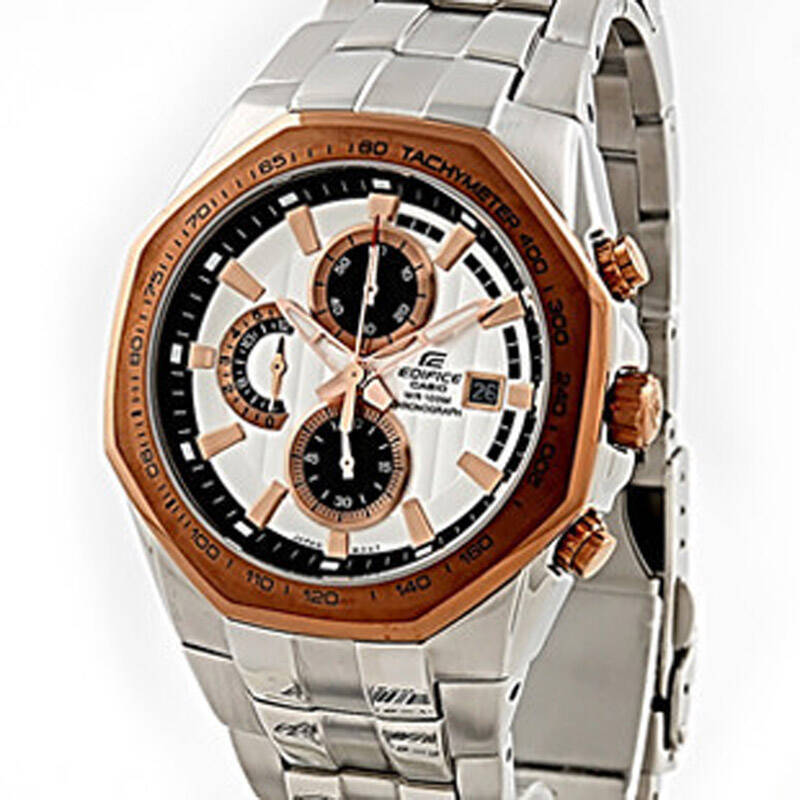 卡西欧 casio ef系列三眼指针男士手表ef-531d-7a