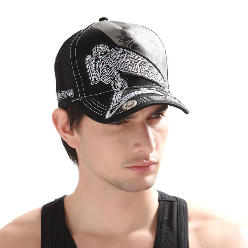 kenmont夏天男帽网眼帽货车帽/卡车帽男士帽子km-0156 白色