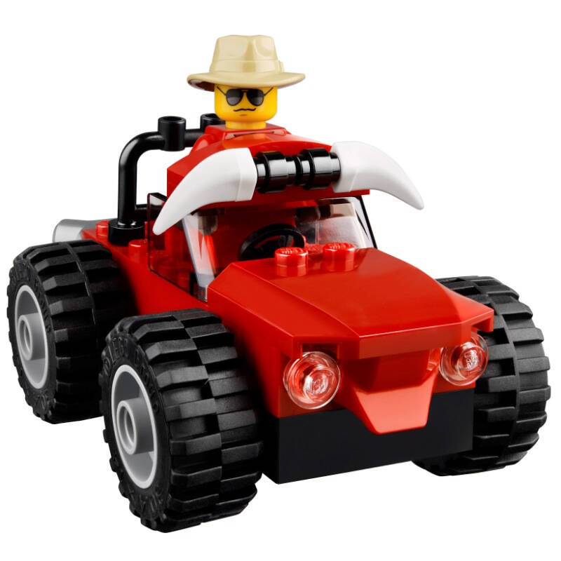 lego 乐高基础创意拼砌系列巨轮卡车组l10655