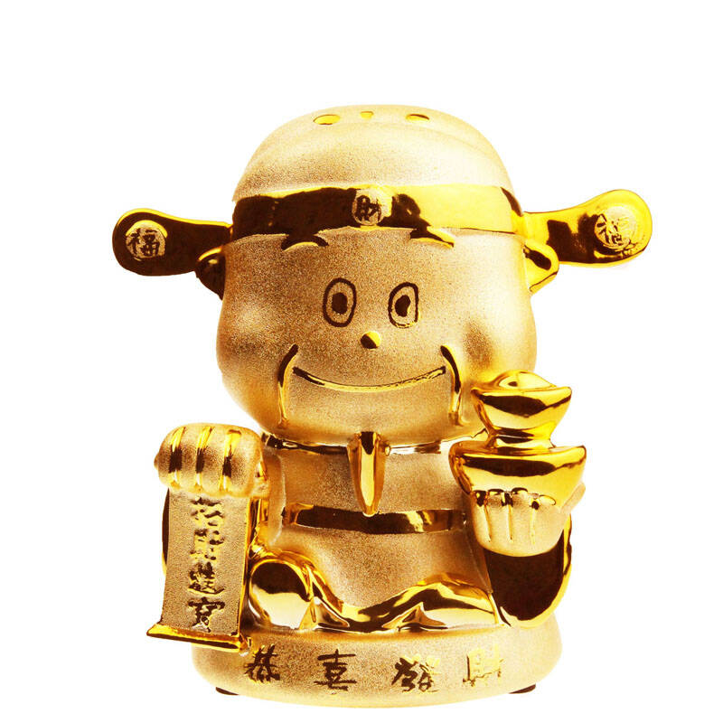 家居装饰品摆件 金砂财神摆件 台湾好神公仔摆设 招财创意礼品 金砂