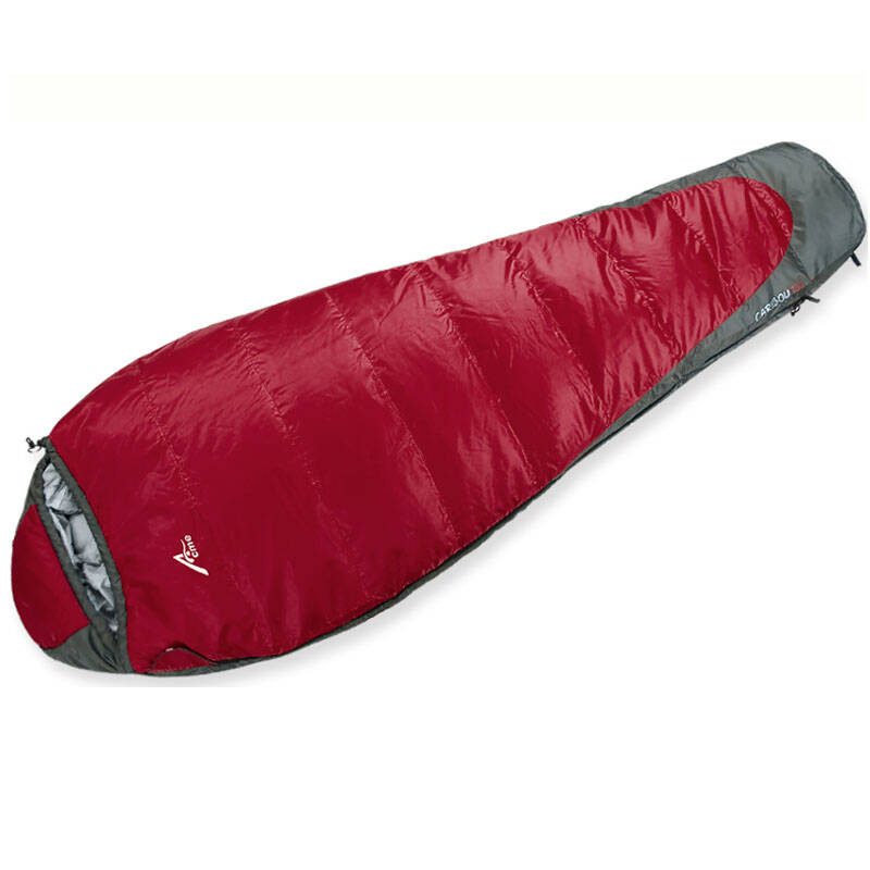 acome阿珂姆 3℃ caribou 700 木乃伊保暖户外野营睡袋 深灰/灰