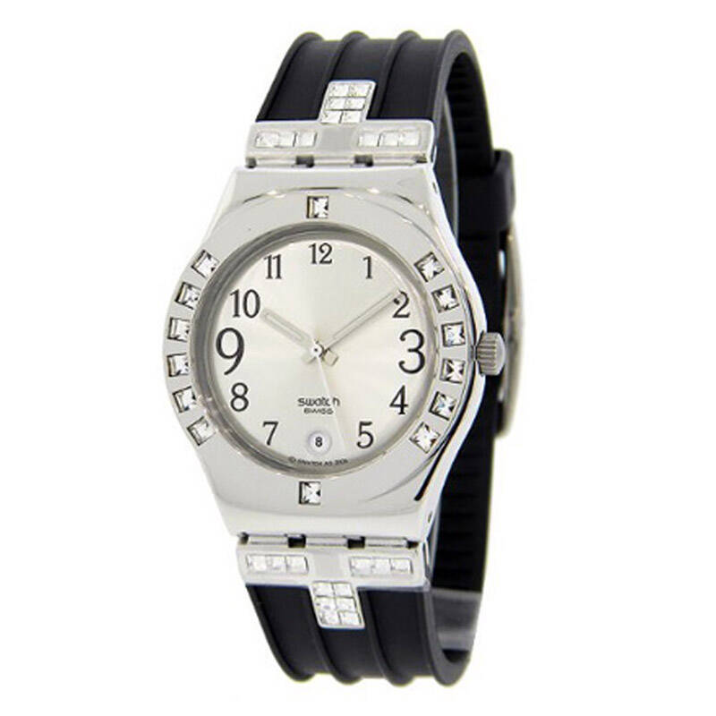 斯沃琪swatch 金属系列石英表女士手腕表 yls430c